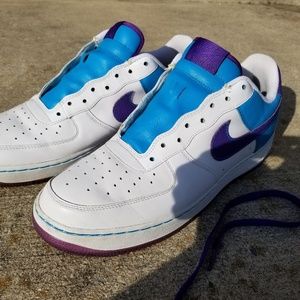 air force 1 blue and purple